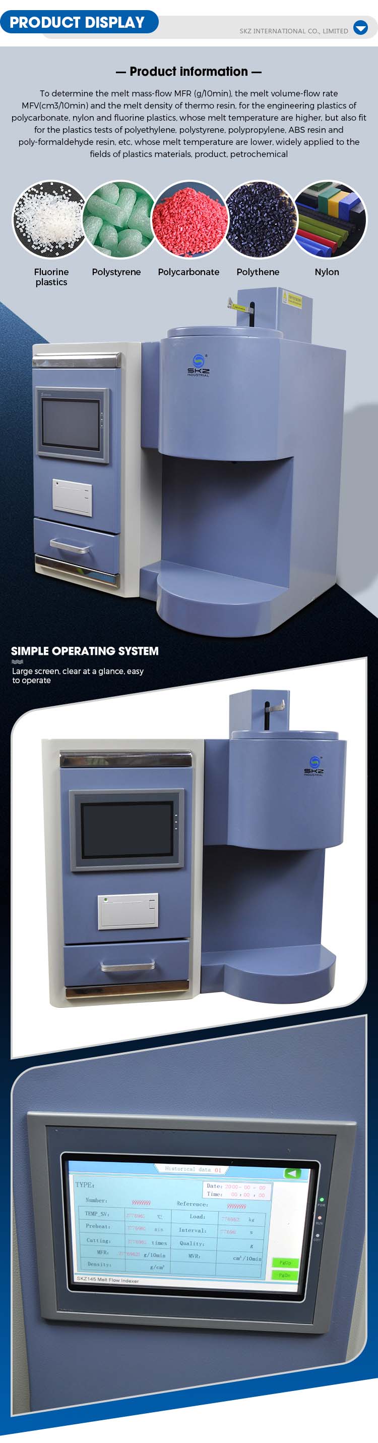 Melt Flow Rate Tester