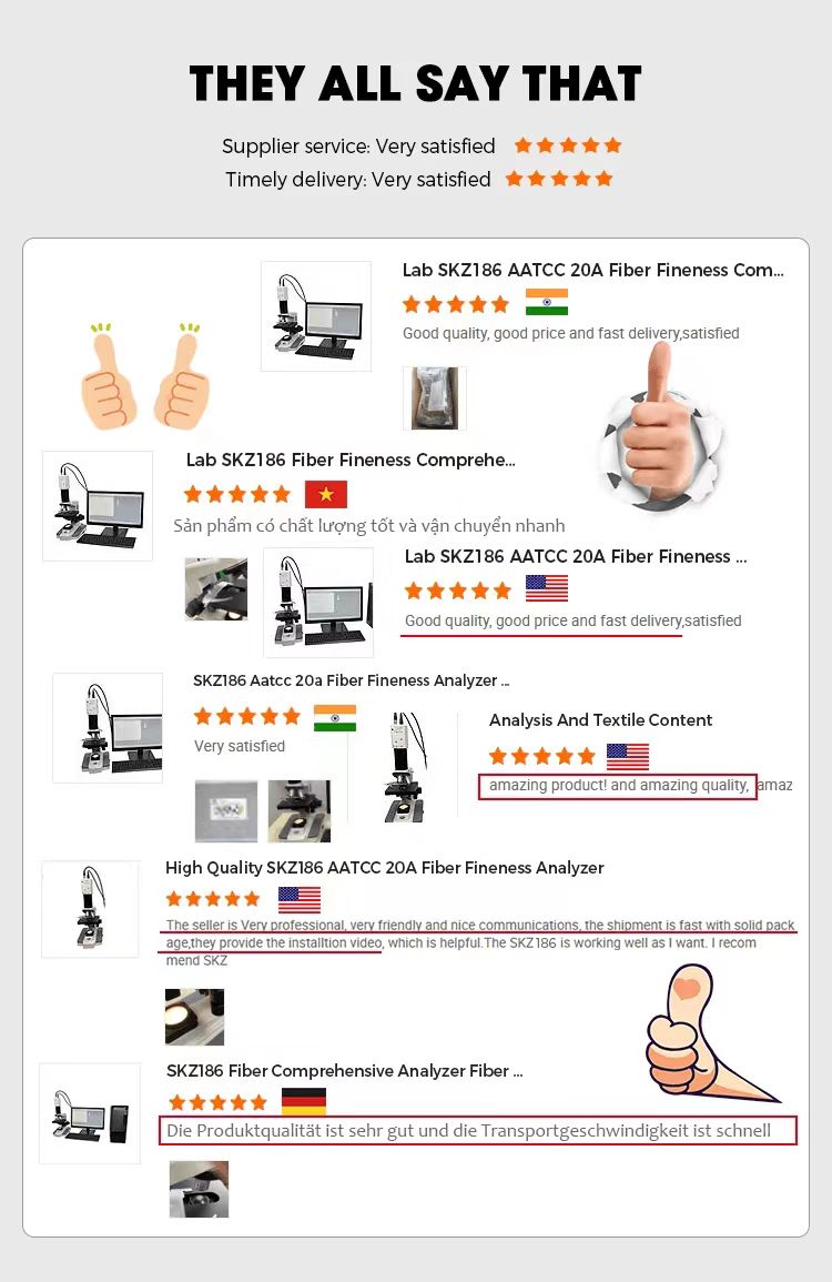 High Quality Fiber Fineness Analyzer