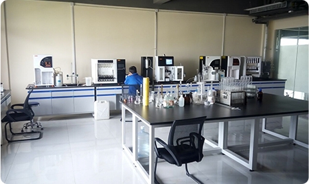 escaparate del laboratorio