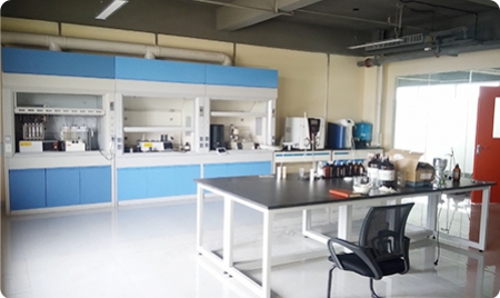 escaparate del laboratorio