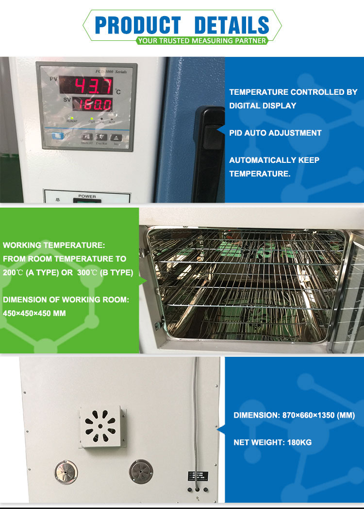 Horno de envejecimiento para plástico y caucho
