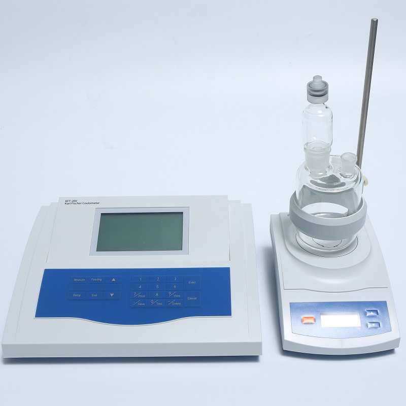 Lab Karl Fischer Coulometer Titrator KFT-20V