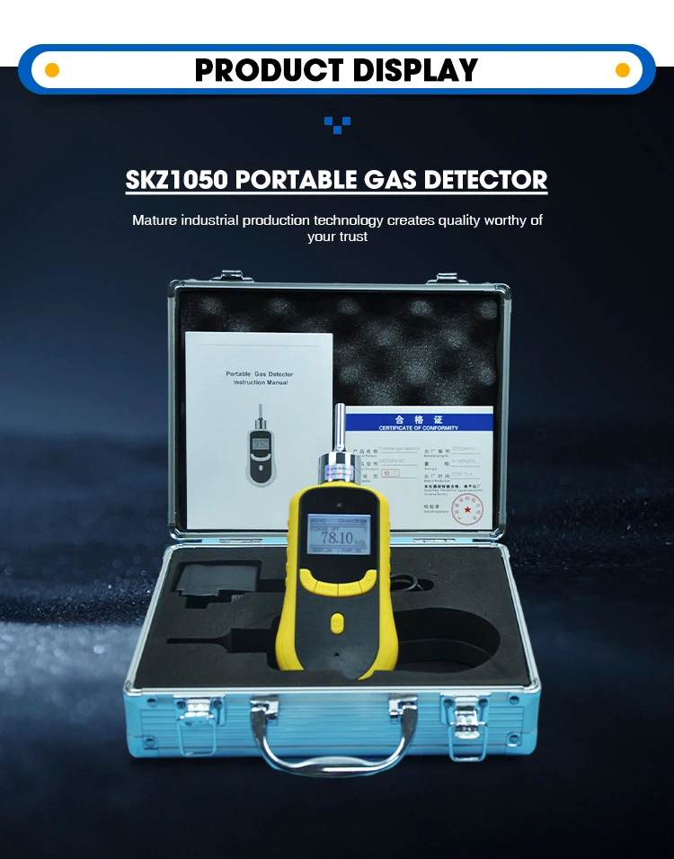 CH4O Gas Detector Alarm Confined Space Gas Analyzer