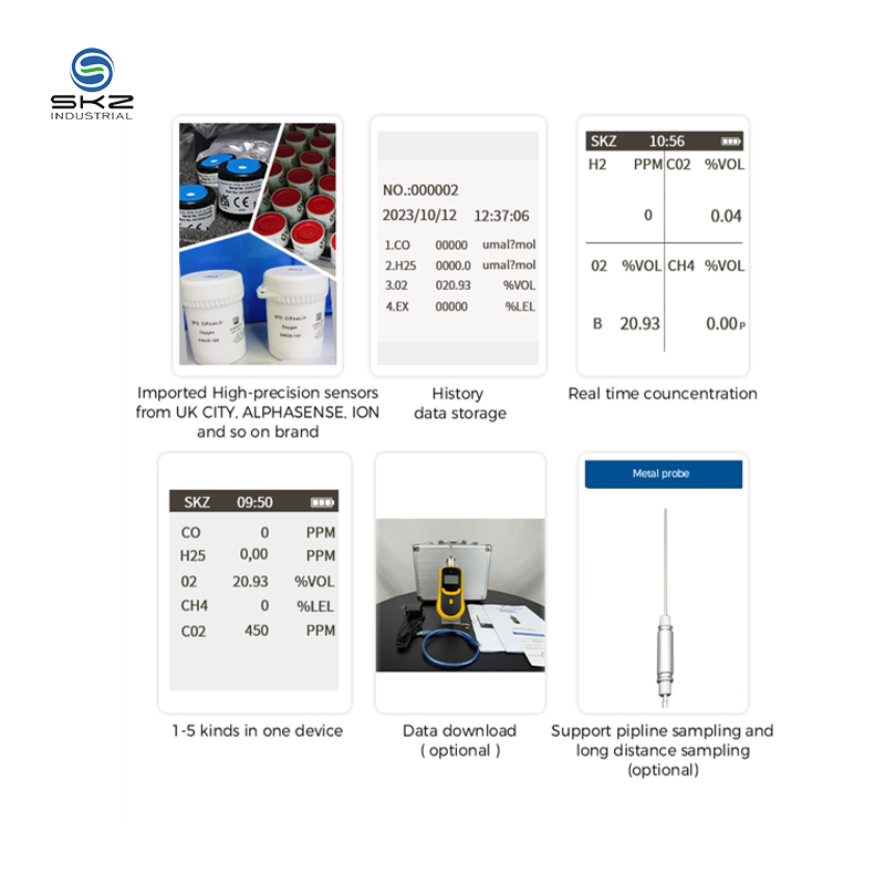 Single Gas Monitor SKZ1050-CLO2 For Home