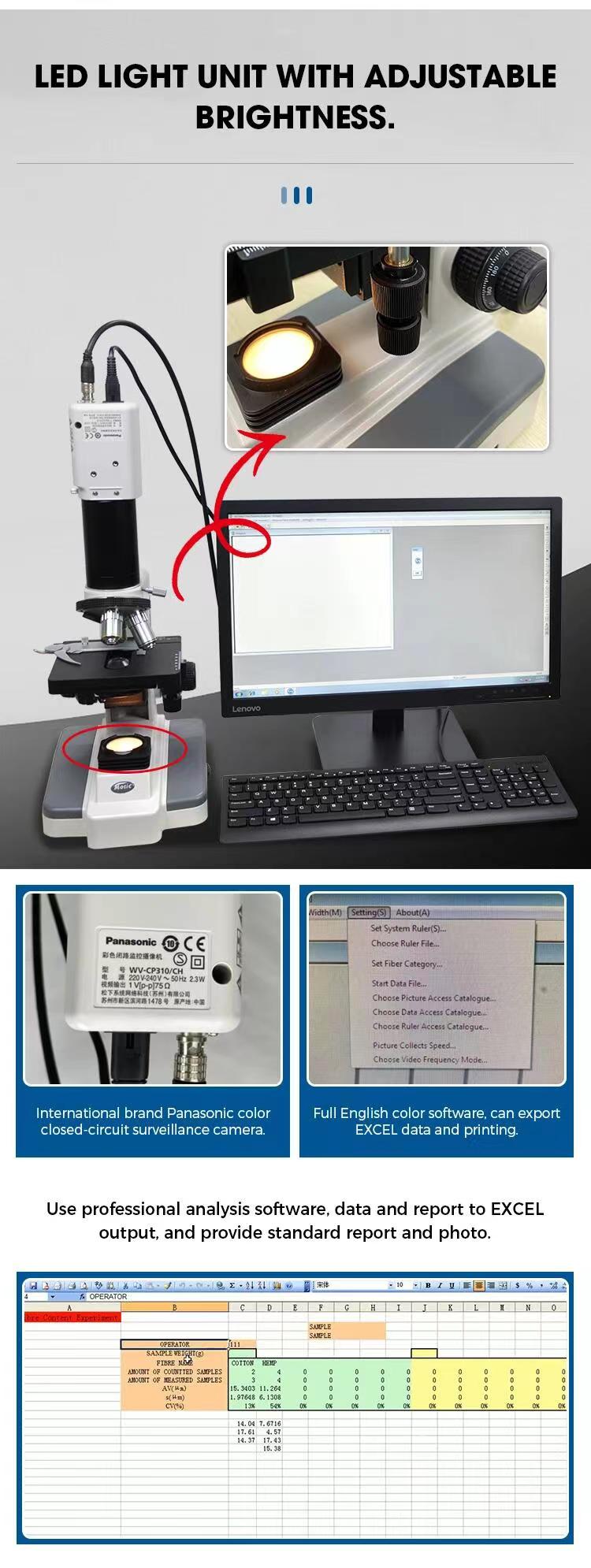 High Quality Fiber Fineness Analyzer